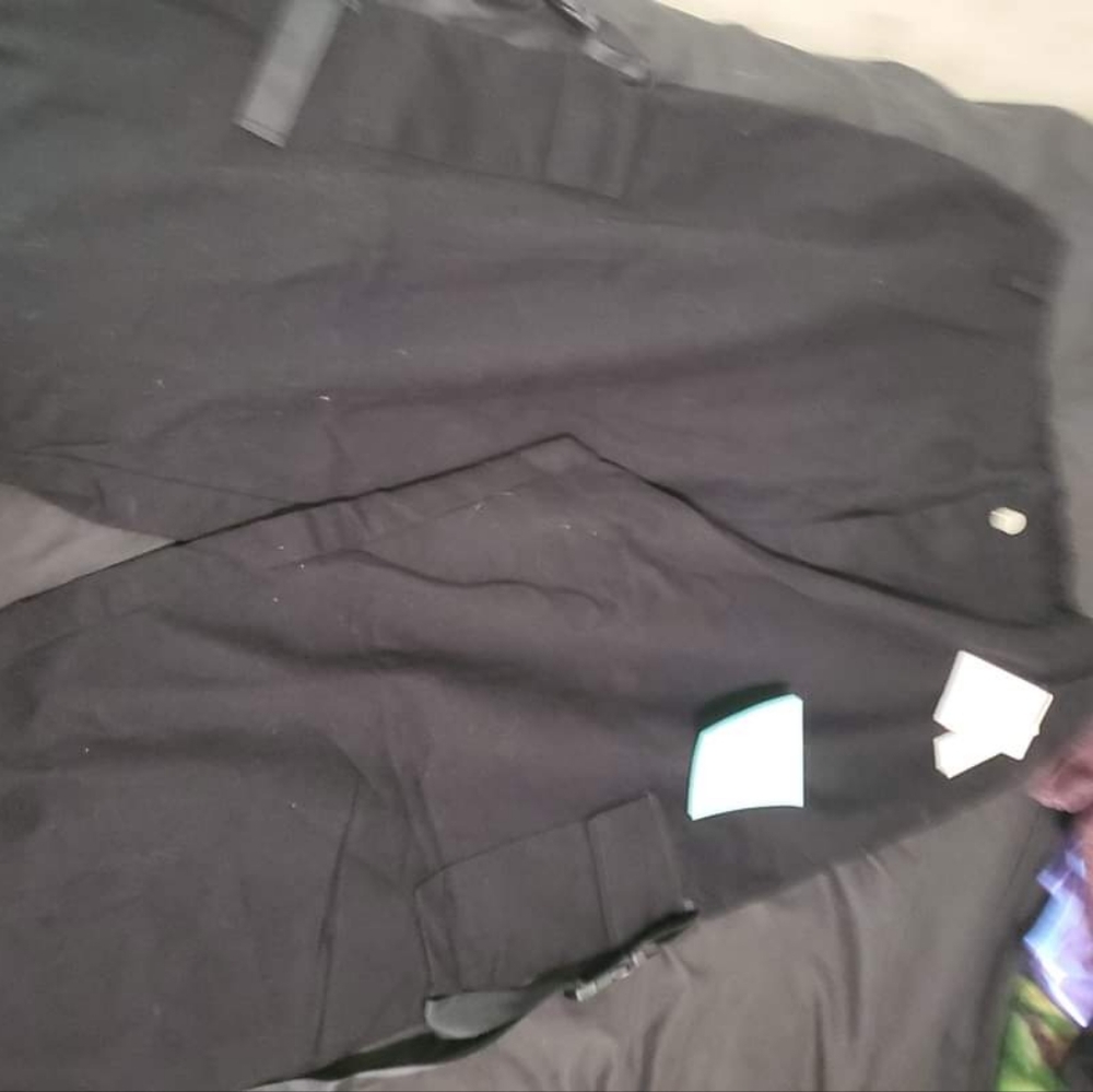 Black cargo pants